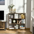 thumbnail image 2 of HOMCOM Storage Shelf 3-Tier Bookcase Display Rack, Home Office Living Room, 2 of 10