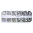thumbnail image 1 of Vogacara 1 bolsa de cristal llamativo fácil de pegar diamantes de imitación para uñas artesanía DIY diferentes estilos dulce regalo para teléfono Juegos de manicura 310 Blanco AB Vogacara CE012309-12, 1 of 6