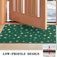 thumbnail image 3 of Green Christmas Snowflake Pattern Door Rugs,Washable Non Slip Door Mats Indoor,Decorative Door Mats,Entry Mat Indoor for Entrance,Bedroom,Kitchen,Bathroom,17"x30", 3 of 6