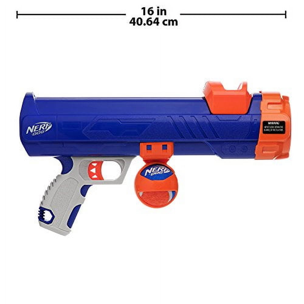 Nerf Dog 16 Inch Blaster With Ball Clip For Indoor And Outdoor Play
