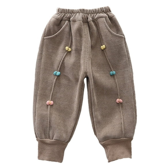 Huowey Toddler and Boys Lined Sweatpants Youth Jogger Pants Kids Pants with Pockets