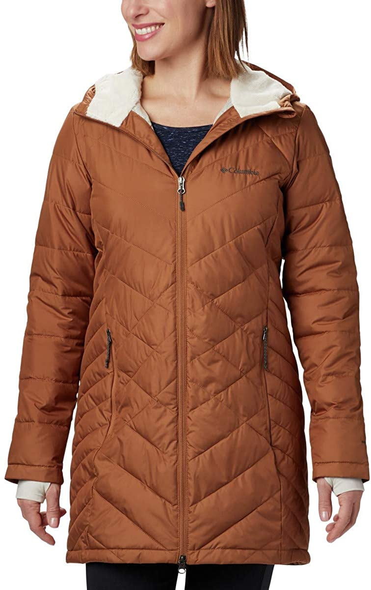 columbia long heavenly hooded jacket