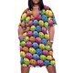 thumbnail image 1 of Vestido largo holgado con bolsillos para mujer traje de playa multicolor Pickleballs, 1 of 6