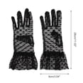 thumbnail image 3 of Guantes bloqueadores del sol únicos 1 par de mitones bloqueadores del sol para conducir para mujeres en negro, 3 of 5