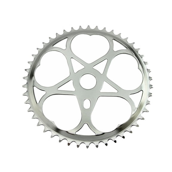 Lowrider Chainring Js-s46 46t 1/2 X 3/32 Chrome. for bicycles, bikes, for lowriders, beach cruiser, strech bikes