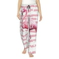 thumbnail image 2 of Kdxio Women's Comfy Stretch FlamingoPrint Drawstring Pajama Pants-Small, 2 of 9