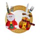 thumbnail image 4 of Christmas Knife And Fork Cover Cutlery Holder Bag Scarf Santa Claus Snowman Decoration Xmas Party New Year Dinner Table Decor, 4 of 4
