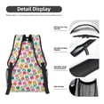thumbnail image 4 of Yiaed Tulips Flowers Print School Backpack College Backpack Daypacks for Students High School Spacious and Durable Daypack for Work and Travel-One Size, 4 of 6
