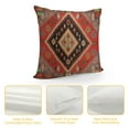 thumbnail image 4 of MLJA Throw Pillow Cover Abstract Persian Carpet Tribal and and Arabesque Border Decorative Pillow Case Home Decor Square Pillowcase, 4 of 5