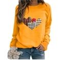 thumbnail image 2 of YOTAMI Women's Crewneck Blouse Valentine's Day Print Pullover Long Sleeve Loose Fit Soft Blouse - Valentine's Day Gift for Her, 2 of 3