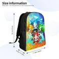 thumbnail image 2 of Castle Crashers Travel Camping Work Backpack Casual Daypack Cartoon Anime Laptops Bags, 2 of 5