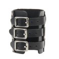 thumbnail image 1 of 2x Unisex Hombres Mujeres Moda Punk Wrap PU Cuero Trenzado Joyería - Negro Salvador Dali Pulsera envolvente multicapa, 1 of 9