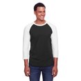thumbnail image 1 of Jerzees Unisex Premium Blend Ring-Spun 3/4 Sleeve Raglan T-Shirt, 1 of 1