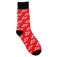 thumbnail image 3 of Fun Valentine Socks for Men - Men's Love Socks - Love Socks - Red, 3 of 3