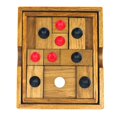 thumbnail image 3 of 1pc Wooden Chess Board Classic Round Dot Chess with Black White Red Dots Educational Kids Toy (Assorted Color), 3 of 3