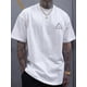 thumbnail image 1 of Camiseta creativa con estampado geométrico para hombre, informal, de manga corta y cuello redondo, ideal para verano y actividades al aire libre. Ideal para adultos, hombres, mujeres, adolescentes, jó, 1 of 7
