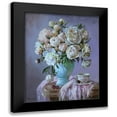 thumbnail image 1 of Rogozina, Svetlana 20x24 Black Modern Framed Museum Art Print Titled - Bouquet in a blue Vase, 1 of 5
