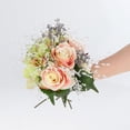 thumbnail image 2 of 150x Ramo De Flores Artificiales Con Cuentas De Cristal Acrílico Gota 15cm, 2 of 7