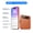 Orange, variant on BOYA Notra AI Voice Recorder Transcription 140+ Languages 64GB