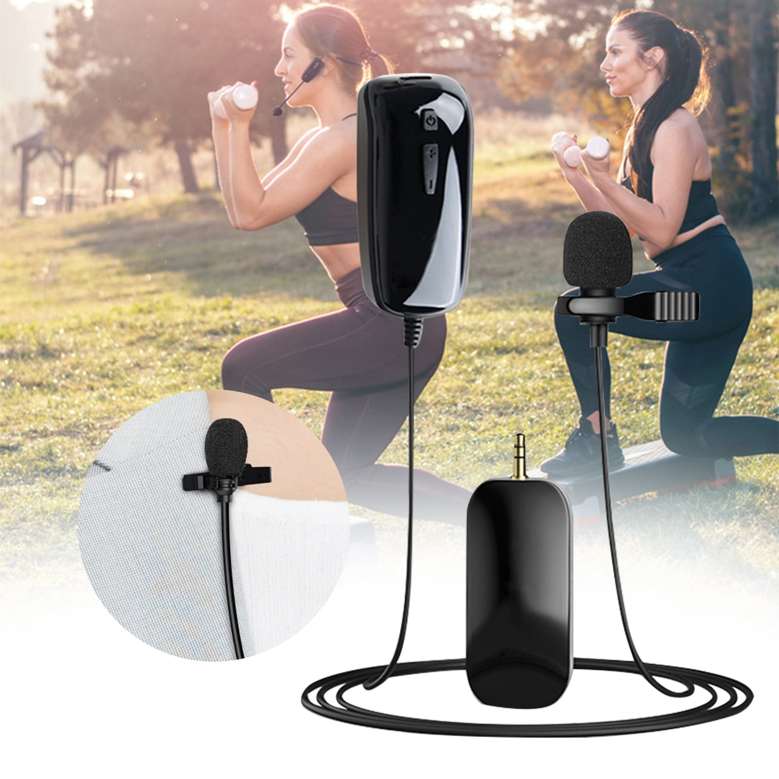 Deyuer Mini Portable Wireless Rechargeable Microphone Voice Amplifier for Classroom
