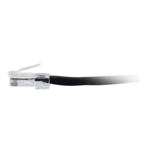 C2G 1ft Cat6 Non-Booted Unshielded (UTP) Ethernet Cable - Cat6 Network Patch Cable - PoE - Black - Patch cable - RJ-45 (M) to RJ-45 (M) - 1 ft - UTP - CAT 6 - black