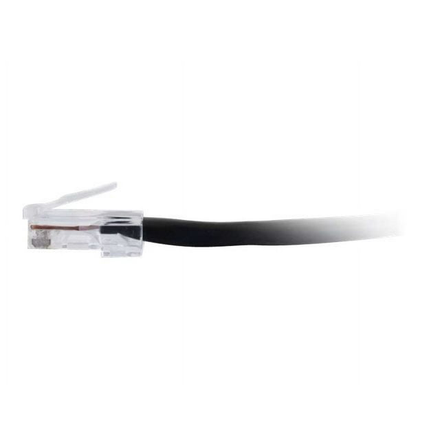C2G 1ft Cat6 Non-Booted Unshielded (UTP) Ethernet Cable - Cat6 Network Patch Cable - PoE - Black - Patch cable - RJ-45 (M) to RJ-45 (M) - 1 ft - UTP - CAT 6 - black