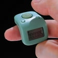 thumbnail image 4 of Methold Dispositivo inteligente de conteo de anillos de dedo con dispositivo de lectura de luz nocturna recargable impermeable Electrónica verde, 4 of 6