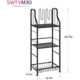 thumbnail image 6 of CozyNestF Free Standing Towel Rack - 3 Tier Towel Racks for Bathroom with M-Shaped Dividers, Durable Metal Towel Holder, Pool Towel Rack, Space-Saving Towel Storage Organizer, Modern Bath Towel Shelf, 6 of 18