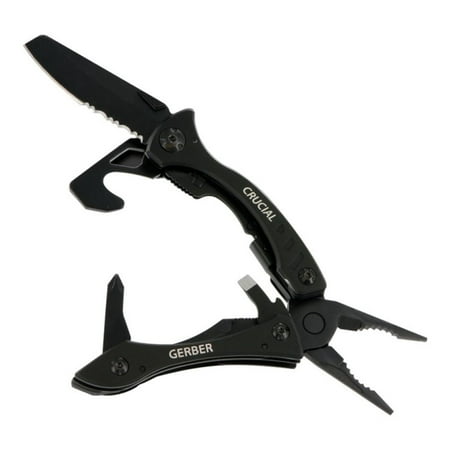 Gerber Strap Cutter - CRUCIAL BLACK W/ STRAP CUTTER