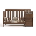 thumbnail image 4 of Storkcraft Portofino 5-in-1 Convertible Crib and Changer, Hazelnut, 4 of 15