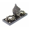 thumbnail image 4 of Tabletop Zen Buddha Lotus Tea Light Candle Holder Home Decor Relaxing Gift New, 4 of 5