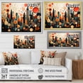 thumbnail image 4 of Designart "New York City Midcentury composition IV" City New York Canvas Art Print, 4 of 5