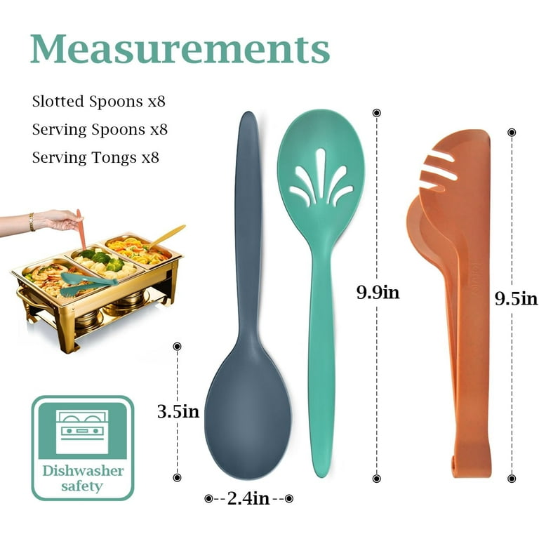 Polycarbonate Green Buffet Spoons Set of 12 Polycarbonate Green Buffet Spoons Set of 12
