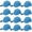 Baby Blue, variant on Wholesale 12-Pack Plain Baseball Cap Adjustable Solid Blank Curved Sun Visor Ball Hat White