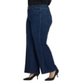 thumbnail image 3 of NYDJ womens  Plus Marilyn Higher-Rise Ink Skyline Straight Leg Jean, 24W, 3 of 4