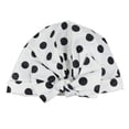 thumbnail image 3 of Bearachild Gorros de baño para ducha Estampado de flores Impermeable Reutilizable Elástico Colorido Universal Largo Sombrero corto Baño Estampado de Juegos de accesorios de baño Punto negro Bearachild HA062078-14B, 3 of 6