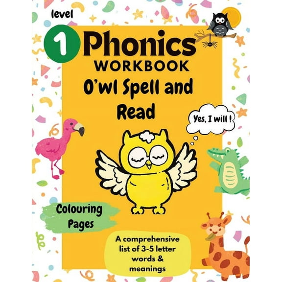 O'wl Spell and Read: Phonics Workbook Level 1, (Paperback)