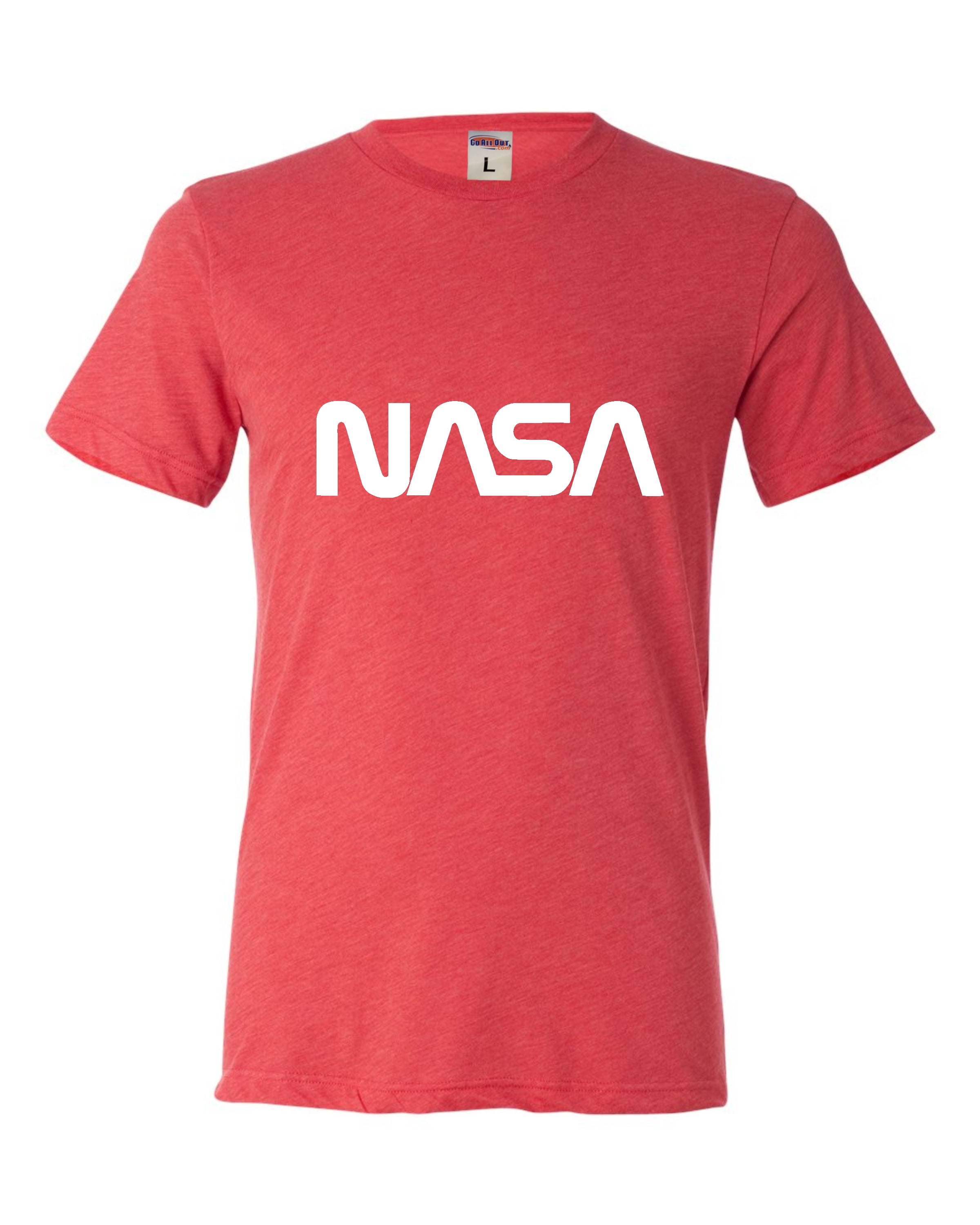 Go All Out Adult NASA Worm Logo Sweatshirt Crewneck 