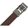 thumbnail image 5 of Marshal Men's Genuine Leather Ratchet Dress Belt With Automatic Buckle Tan Buckle8, 38", 5 of 9