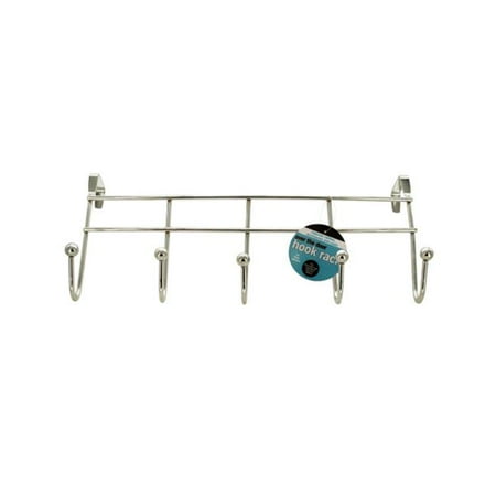 

Bulk Buys OD909-12 Over The Door Hook Rack -Pack of 12
