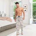 thumbnail image 6 of GZHJMY Dog Pajama Pants for Men, Lounge Pants Lightweight Men Pajama Bottoms with Drawstring Pockets, Christmas New Year Birthday Gifts, Medium, 6 of 6