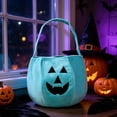 thumbnail image 7 of Halloween Pumpkin Candy Treat Bags for Party Supplies - Soft Cloth Candy Bucket Holders for Kids Toddlers Trick or Treating - Handheld Halloween Pumpkin Bags for Trunk or Treat Party Favors, 7 of 7