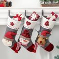 thumbnail image 3 of Travelwant Christmas Stocking Classic Large Stockings Santa, Snowman, Reindeer Xmas Character for Family Holiday Christmas Party Decorations, 3 of 8