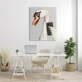 thumbnail image 2 of Funny Swan Bird Smiling Selfie Animals & Insects Graphic Art Gallery Wrapped Canvas Print Wall Art, 2 of 7