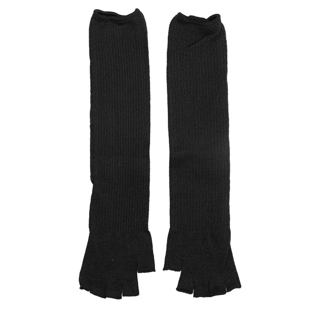 Mangas de brazo resistentes a cortes, protectores de brazo 45 cm/17,7 pulgadas Protector de brazo cortado Manga de brazo de medio dedo Resultados impresionantes