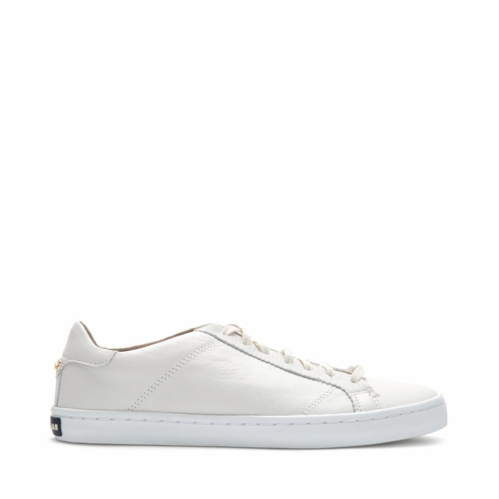 cole haan margo lace up sneaker white