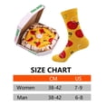 thumbnail image 3 of Calcetines de algodón medio para pizza para hombre - Moda creativa Pareja Navidad - Calcetines con caja de regalo Calcetines navideños, 3 of 5