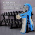 thumbnail image 2 of Hand Grip Strengthener, Hand Exerciser, Grip Strengthener Workout, Finger Exercise, Wrist Strengthener, Automatic Counting Function-colorgrey, 2 of 2