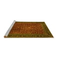 thumbnail image 2 of Ahgly Company Machine Washable Indoor Round Persian Yellow Traditional Area Rugs, 7' Round, 2 of 4