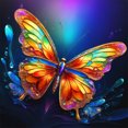 thumbnail image 1 of 5D DIY Con Taladro Mariposas Colores Oscuros 30x30cm, 1 of 9
